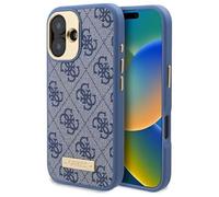CG Mobile Guess GUHMP16MU4GPRB - Custodia rigida per iPhone 16 Plus 6,7", colore: Blu