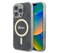 CG Mobile Guess GUHMP16XH4STK - Custodia rigida per iPhone 16 Pro Max 6,9", colore: Nero