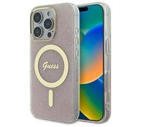 CG MOBILE Guess GUHMP16XH4STP - Custodia rigida per iPhone 16 Pro Max 6,9", colore: Rosa