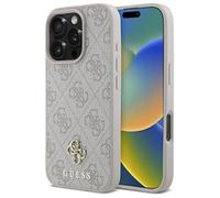 CG MOBILE Guess GUHMP16XP4SM4MP - Custodia per iPhone 16 Pro Max 6.9", con licenza 4G Small Classic, compatibile con MagSafe