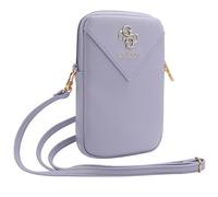 CG MOBILE Guess GUWBZPGSTEGU - Custodia a triangolo con zip viola 4G