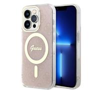 Guess IML 4G Custodia rosa per Magsafe - iPhone 15 Pro