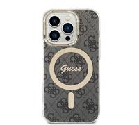 CG Mobile Guess Magsafe IML 4G - Custodia Rigida per iPhone 15 PRO, Colore: Nero