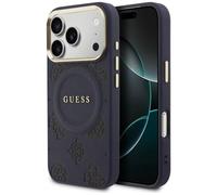 CG MOBILE Guess Peony Hot Stamp Compatibile con MagSafe Custodia per iPhone 17 Pro Max (Rosa)