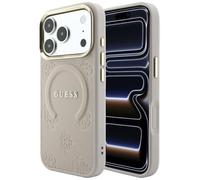 CG MOBILE Guess Saffiano Peonia & Anello Compatibile con MagSafe Custodia per iPhone 18 Pro Max / 17 Pro Max (Rosa)