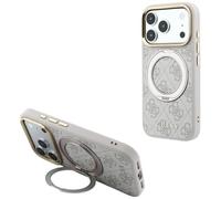 CG MOBILE Guess Supporto ad anello 360 4G Classic Logo compatibile con custodia MagSafe per iPhone 18 Pro Max / 17 Pro Max (rosa)