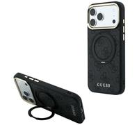 CG MOBILE Guess Supporto ad anello 360 4G Classic Logo compatibile con custodia MagSafe per iPhone 18 Pro / 17 Pro (nero)