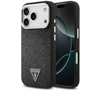 Custodia MagSafe Guess Glitter Triangle Logo per iPhone 17 Pro nero - Nouvo