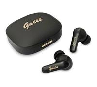CG MOBILE Guess TWS Script Metal - Cuffie con logo, colore: Nero