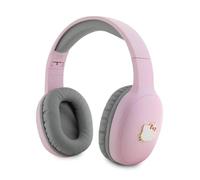 CG MOBILE Hello Kitty - Cuffie Bluetooth con logo in metallo, forma ovale, colore: Rosa