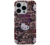 CG MOBILE Hello Kitty HKHCP15SHDGPTP - Custodia rigida per iPhone 15 6,1", colore: Rosa