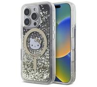 CG Mobile Custodia Hello Kitty HKHMP16XLGDIK per iPhone 16 Pro Max 6,9" Nero e oro