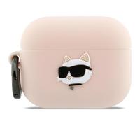 CG Mobile Karl Lagerfeld - Custodia in silicone per AirPods Pro 3 (rosa)