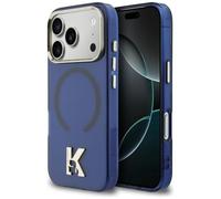 CG MOBILE Karl Lagerfeld IML K Head Logo compatibile con MagSafe Custodia per iPhone 17 Pro (Blu)