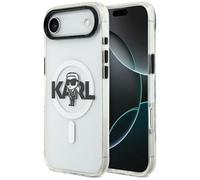 CG MOBILE Karl Lagerfeld IML Karl Sketch Logo compatibile con MagSafe Custodia per iPhone 17 Air (trasparente)