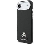 CG MOBILE Karl Lagerfeld Karl & Choupette Saffiano compatibile con MagSafe Custodia per iPhone Air (nero)