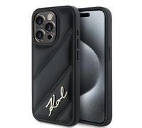 CG Mobile Karl Lagerfeld KLHCP15XPQDSMGK - Custodia rigida per iPhone 15 Pro Max 6,7", colore: Nero