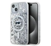 CG Mobile Karl Lagerfeld KLHMP15SLGCHSGH - Custodia rigida per iPhone 15/14/13 da 6,1", colore: Trasparente