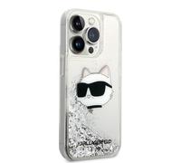 CG MOBILE Karl Lagerfeld KLHMP15XLGKCSGH - Cover per iPhone 15 Pro Max 6,7", colore: Trasparente