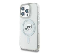 CG MOBILE Karl Lagerfeld KLHMP16XHLSKCH - Custodia rigida per iPhone 16 Pro Max 6,9", colore: Bianco