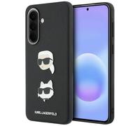 CG MOBILE Karl Lagerfeld mit/Karl&Choupette - Custodia per Samsung Galaxy A37 (nero)