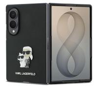 CG MOBILE Karl Lagerfeld Saffiano Karl&Choupette Pin - Custodia per Samsung Galaxy Z Fold8 (nero)