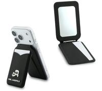 CG MOBILE Karl Lagerfeld Stand Mirror Wallet Compatibilità MagSafe (Nero)