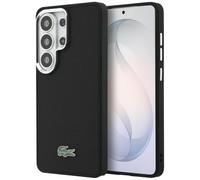 CG MOBILE Lacoste Full Wrap Petit Pique Compatibile con MagSafe Custodia per Samsung Galaxy S26 Ultra (Nero)