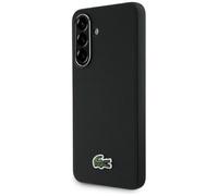 CG MOBILE Lacoste Iconic Petit Pique - Custodia con logo per Samsung Galaxy A56, colore: Nero