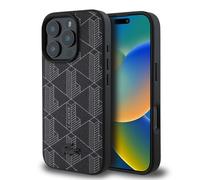 CG MOBILE Lacoste LCHMP16LPBSK - Custodia per iPhone 16 Pro 6.3, colore: Nero