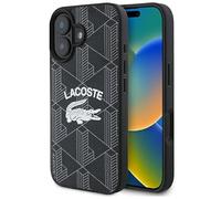 CG MOBILE Lacoste LCHMP16SPIGK - Custodia per iPhone 16 6.1", con logo vintage Monogram