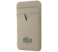 CG MOBILE Lacoste Petit Pique compatibile con portafoglio MagSafe (tortora)