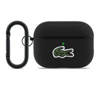 CG Mobile Lacoste Petit Pique - Custodia con logo coccodrillo per AirPods Pro 3, colore: Nero
