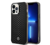 CG MOBILE Mercedes-Benz - Custodia a doppio strato in PC/TPU con motivo a stelle grandi, compatibile con iPhone 14 Pro (6,1 pollici), custodia protettiva, antiurto, compatibilità caricabatterie