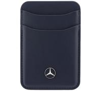CG MOBILE Mercedes-Benz Porta carte magnetico in pelle, blu marino