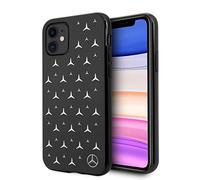 CG MOBILE Mercedes - Cover Mehcn61espbk per iPhone 11 6,1" Czarny/Preto Hardcase Prateado Stars Pattern