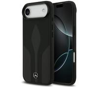 CG MOBILE Mercedes - Custodia in pelle The Move compatibile con MagSafe per iPhone 17 Air (nero)