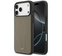 CG MOBILE Mercedes - Custodia in pelle The Move compatibile con MagSafe per iPhone 17 Pro Max (tortora)