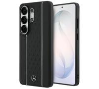 CG MOBILE Mercedes Foglie di alloro, strisce verticali compatibili con MagSafe Custodia per Samsung Galaxy S26 Ultra (bianco e nero)