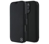 CG MOBILE Mercedes MEBKP16X23RBGVK Custodia per iPhone 16 Pro Max 6.9 pollici, prodotto con licenza in pelle di legno imitazione