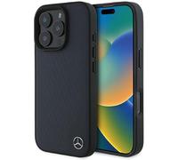 CG MOBILE Mercedes MEHMP16X23RBGVV - Custodia per iPhone 16 Pro Max 6.9" Marine MB Wood Imitation Leather