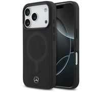 CG MOBILE Mercedes Pelle liscia compatibile con MagSafe Custodia per iPhone 17 Pro (Nero)