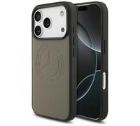 CG MOBILE Mercedes Pelle Vintage Logo compatibile con MagSafe Custodia per iPhone 17 Pro (tortora)