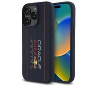 CG MOBILE Red Bull RBHMP15X24SIOLRV Custodia per iPhone 15 Pro Max 6.7 pollici, con licenza in silicone con logo verticale compatibile con MagSafe
