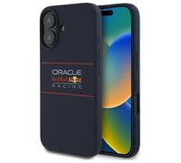 CG MOBILE Red Bull RBHMP16S24SIHSRV Custodia per iPhone 16 6.1 pollici, con licenza in silicone, con logo orizzontale compatibile con MagSafe
