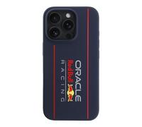 CG MOBILE Red Bull RBHMP16X24SIOLRV Custodia per iPhone 16 Pro Max 6.9 Pollici Blu Navy Licenza Silicone Verticale Compatibile con Logo MagSafe