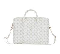CG MOBILE sotto licenza Guess borsa per laptop 4G Peony Front Pocket Zipper Triangle Logo 16" (bianco), bianco