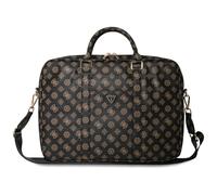 CG MOBILE sotto licenza Guess borsa per laptop 4G Peony Front Pocket Zipper Triangle Logo 16" (nero), Nero