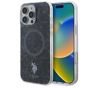 CG MOBILE US Polo USHMP16XHOCLDPK - Custodia per iPhone 16 Pro Max 6.9", anello IML, colore: Nero