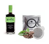 CG94 - Amaro Nobile Rucola 70 onfezione BOX con 5 Cialde Lucky Caffè